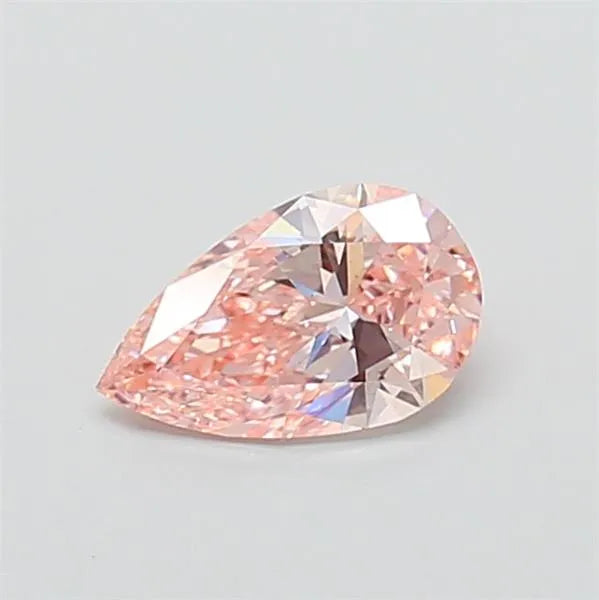 0.91ct Pear Lab Grown Diamond (Colour Fancy Vivid Pink, Clarity VS1, IGI Certified)