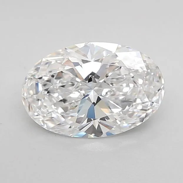 0.92ct Oval Lab Grown Diamond (Colour D, Clarity VVS1, Cut EX, IGI Certified)