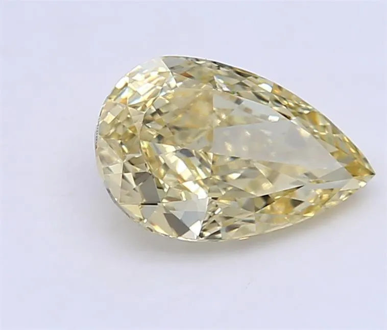 0.92ct Pear Lab Grown Diamond (Colour Fancy Intense Yellow, Clarity VVS2, IGI Certified)