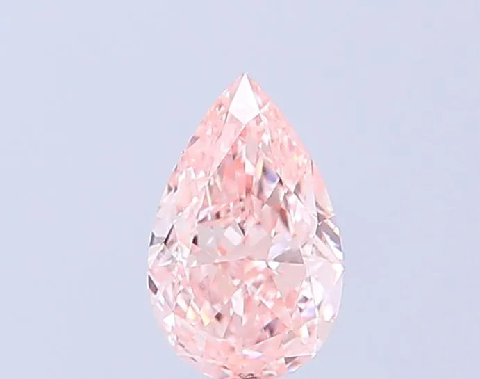 0.92ct Pear Lab Grown Diamond (Colour Fancy Vivid Pink, Clarity VS1, IGI Certified)