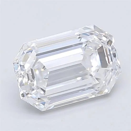 0.94ct Emerald Lab Grown Diamond (Colour D, Clarity VVS2, Cut VG, IGI Certified)