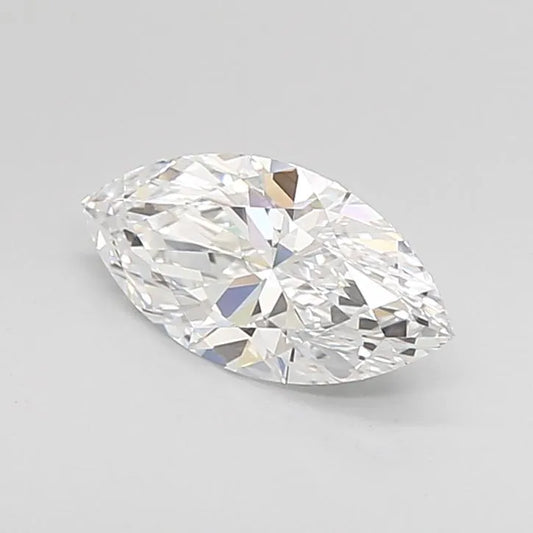 0.94ct Marquise Lab Grown Diamond (Colour D, Clarity IF, Cut EX, IGI Certified)