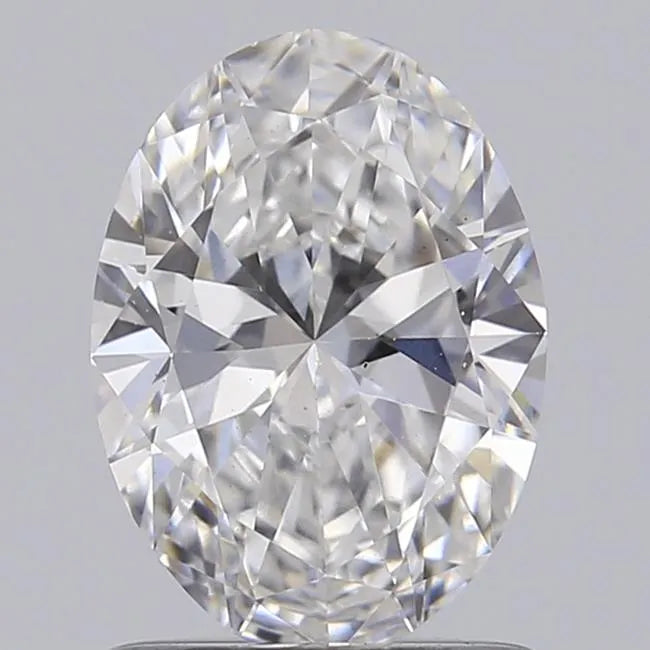 0.94ct Oval Lab Grown Diamond (Colour D, Clarity VS1, IGI Certified)