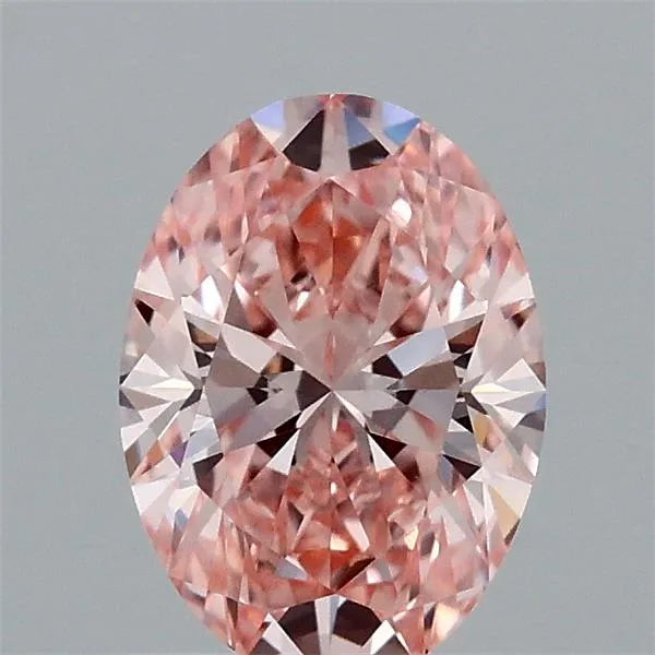 0.94ct Oval Lab Grown Diamond (Colour Fancy Vivid Pink, Clarity VVS2, IGI Certified)