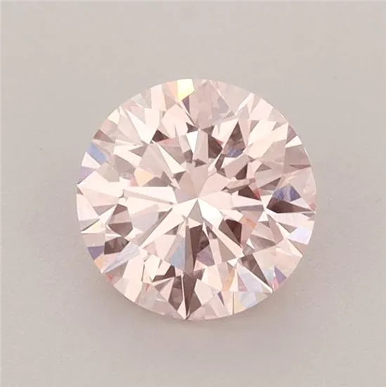 0.94ct Round Lab Grown Diamond (Colour Fancy Intense Pink, Clarity VS1, Cut ID, IGI Certified)