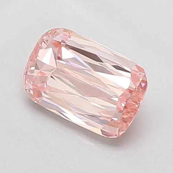 0.96ct Cushion modified Lab Grown Diamond (Colour Fancy Intense Pink, Clarity VS1, IGI Certified)