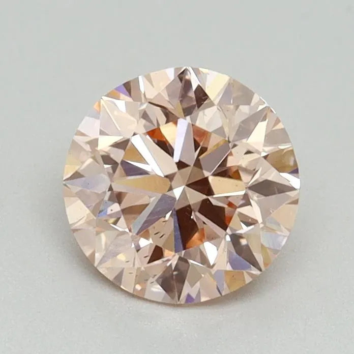 0.97ct Round Lab Grown Diamond (Colour Fancy Intense Pink, Clarity VS2, Cut EX, IGI Certified)