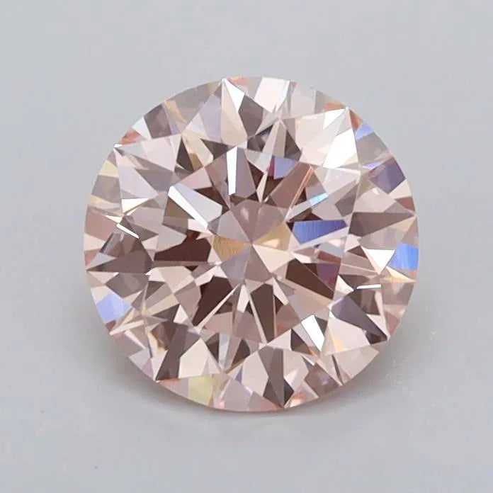 0.97ct Round Lab Grown Diamond (Colour Fancy Intense Pink, Clarity VVS2, Cut ID, IGI Certified)