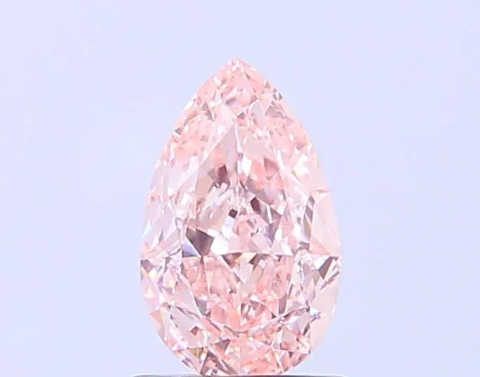 0.98ct Pear Lab Grown Diamond (Colour Fancy Intense Pink, Clarity VVS2, IGI Certified)