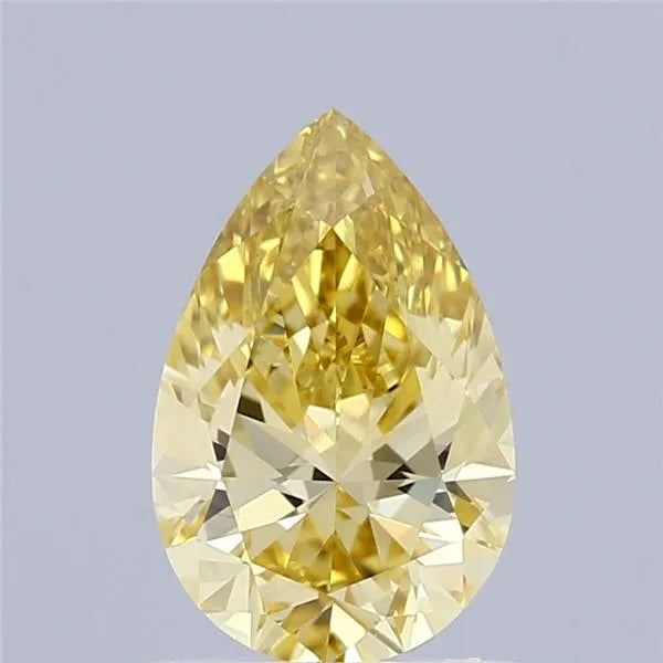 0.98ct Pear Lab Grown Diamond (Colour Fancy Intense Yellow, Clarity VVS1, IGI Certified)
