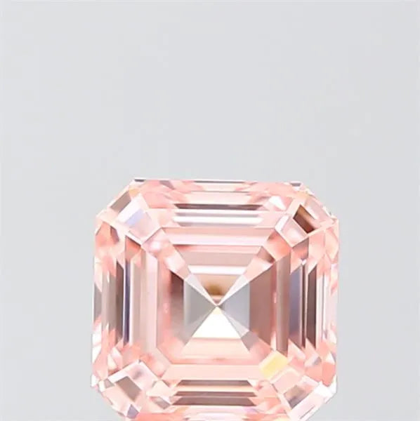 0.99ct Asscher Lab Grown Diamond (Colour Fancy Vivid Pink, Clarity VVS2, IGI Certified)