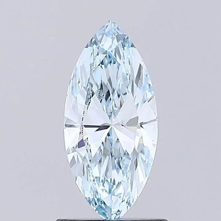 0.99ct Marquise Lab Grown Diamond (Colour Fancy Intense Blue, Clarity VS1, IGI Certified)