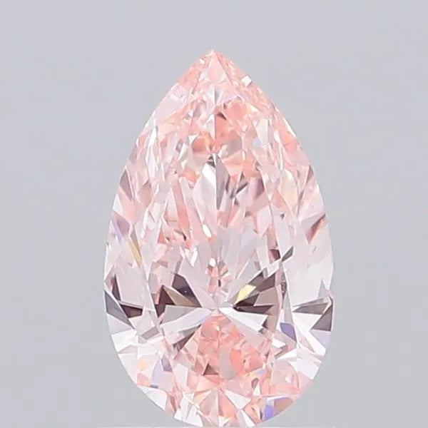 0.99ct Pear Lab Grown Diamond (Colour Fancy Intense Pink, Clarity VS1, IGI Certified)