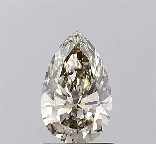 0.99ct Pear Lab Grown Diamond (Colour Fancy Light Yellowish Gray, Clarity VS1, IGI Certified)