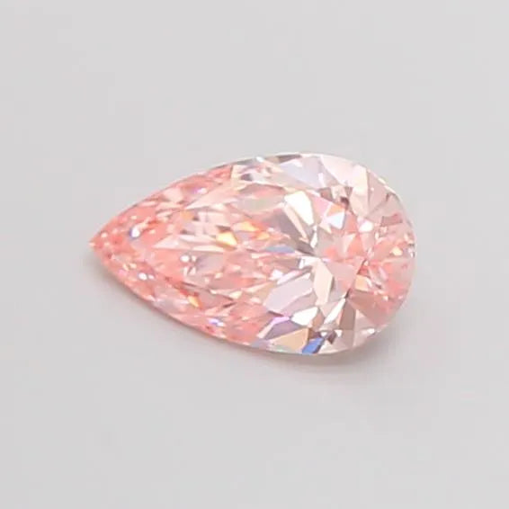 0.99ct Pear Lab Grown Diamond (Colour Fancy Vivid Pink, Clarity VS1, IGI Certified)