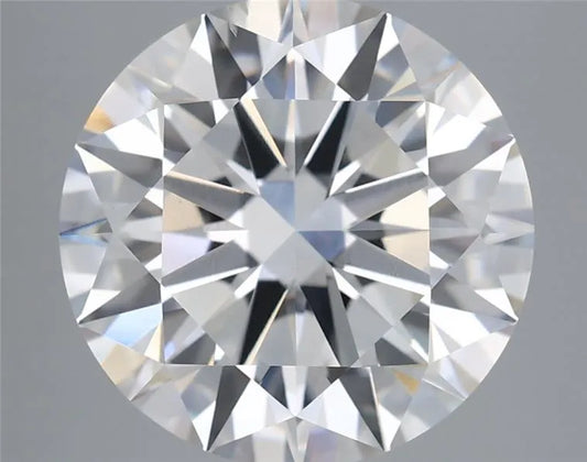 5.03ct Round Lab Grown Diamond (Colour F, Clarity SI1, Cut EX, IGI Certified)