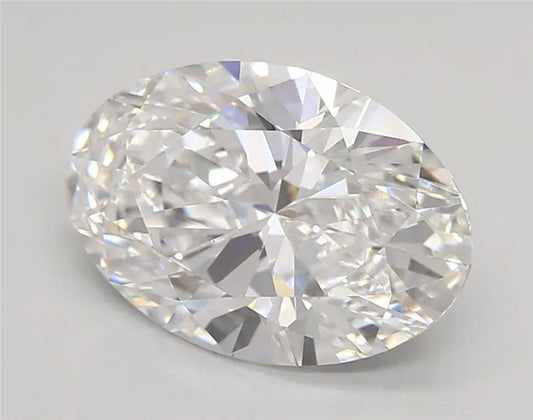 3.01ct Oval Lab Grown Diamond (Colour D, Clarity VVS2, IGI Certified)