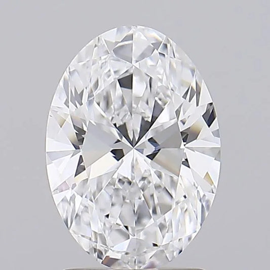 1.77ct Oval Lab Grown Diamond (Colour D, Clarity IF, IGI Certified)