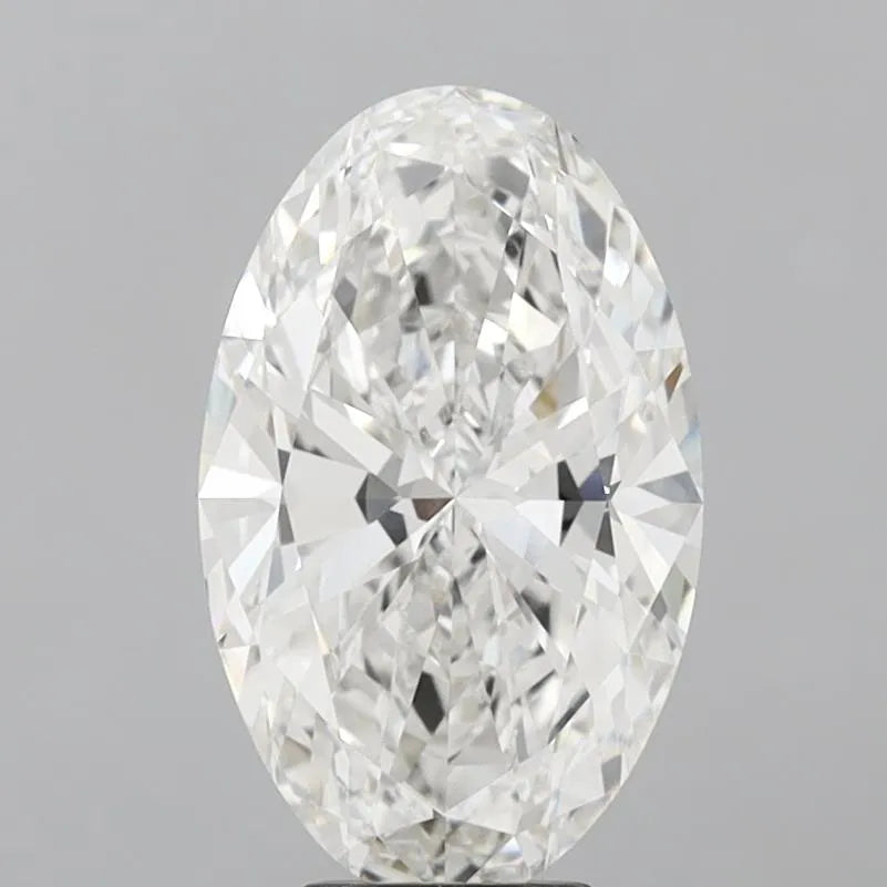 5.10ct Oval Lab Grown Diamond (Colour E, Clarity VVS2, IGI Certified)