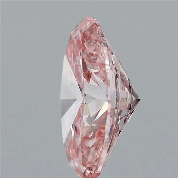 2.01ct Oval Lab Grown Diamond (Colour Fancy Intense Pink, Clarity VS1, IGI Certified)