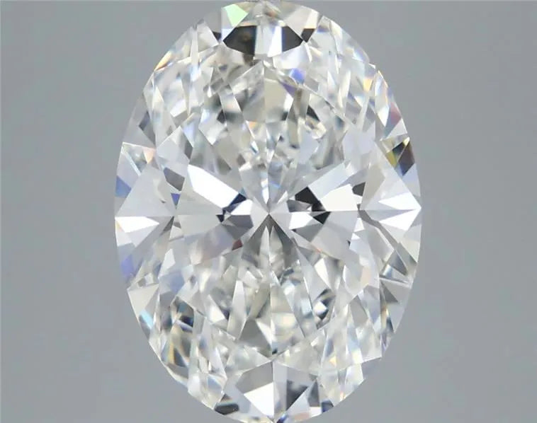 5.10ct Oval Lab Grown Diamond (Colour G, Clarity VVS2, IGI Certified)