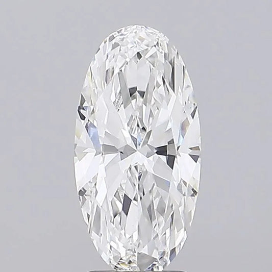 3.08ct Oval Lab Grown Diamond (Colour E, Clarity VVS2, IGI Certified)