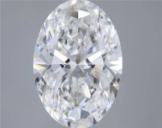 5.55ct Oval Lab Grown Diamond (Colour E, Clarity VVS2, IGI Certified)