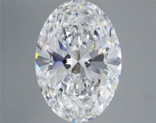 7.09ct Oval Lab Grown Diamond (Colour E, Clarity VVS2, IGI Certified)