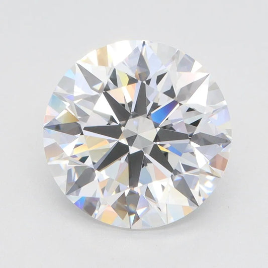 3.67ct Round Lab Grown Diamond (Colour E, Clarity VVS2, Cut ID, IGI Certified)