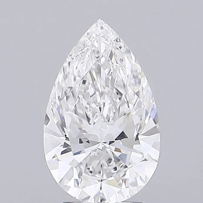 2.82ct Pear Lab Grown Diamond (Colour E, Clarity VVS2, IGI Certified)