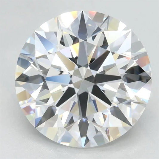 2.85ct Round Lab Grown Diamond (Colour D, Clarity VVS1, Cut EX, GIA Certified)