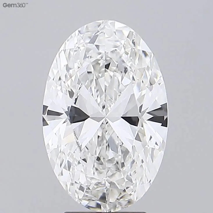 3.51ct Oval Lab Grown Diamond (Colour F, Clarity VVS2, IGI Certified)