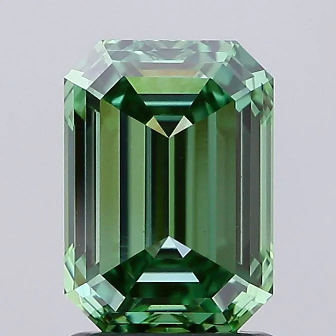 2.00ct Emerald Lab Grown Diamond (Colour Fancy Vivid Green, Clarity VVS2, IGI Certified)