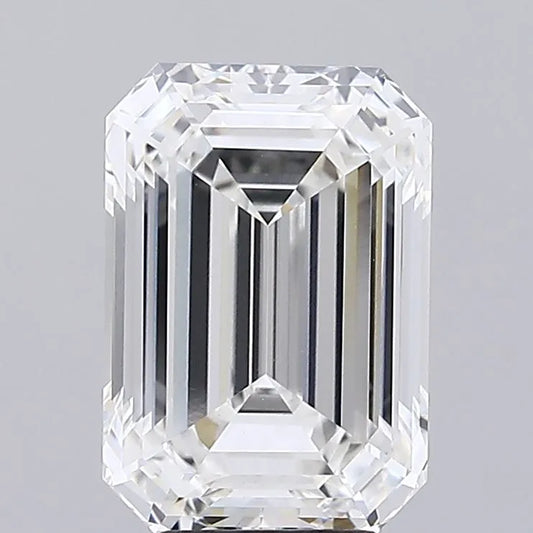 5.03ct Emerald Lab Grown Diamond (Colour F, Clarity VVS2, IGI Certified)