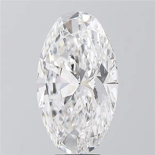 7.20ct Oval Lab Grown Diamond (Colour E, Clarity VVS2, IGI Certified)