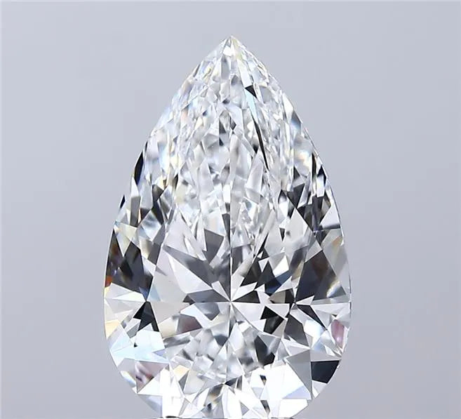 3.57ct Pear Lab Grown Diamond (Colour D, Clarity VVS2, IGI Certified)