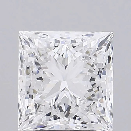 3.01ct Princess Lab Grown Diamond (Colour E, Clarity VVS1, IGI Certified)