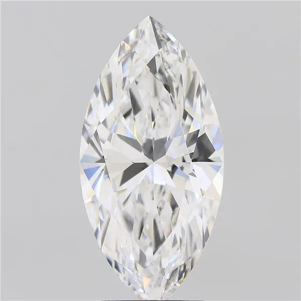 3.01ct Marquise Lab Grown Diamond (Colour D, Clarity VVS2, IGI Certified)