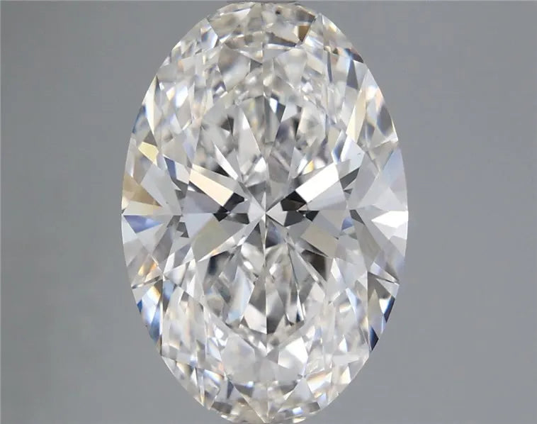 4.71ct Oval Lab Grown Diamond (Colour G, Clarity VS1, IGI Certified)