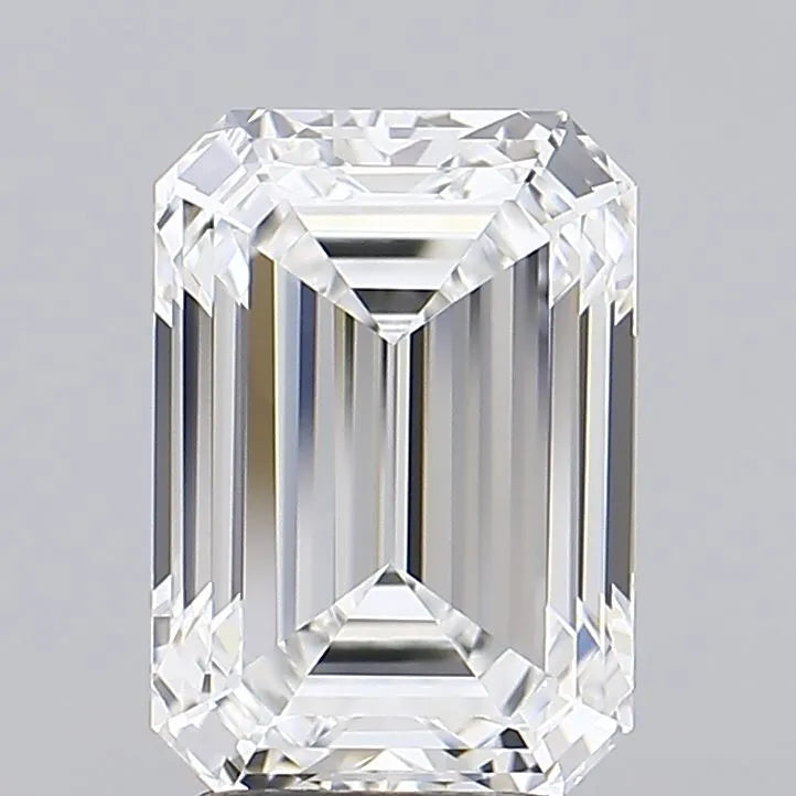 3.04ct Emerald Lab Grown Diamond (Colour E, Clarity IF, IGI Certified)