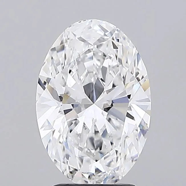 2.58ct Oval Lab Grown Diamond (Colour E, Clarity VVS2, IGI Certified)