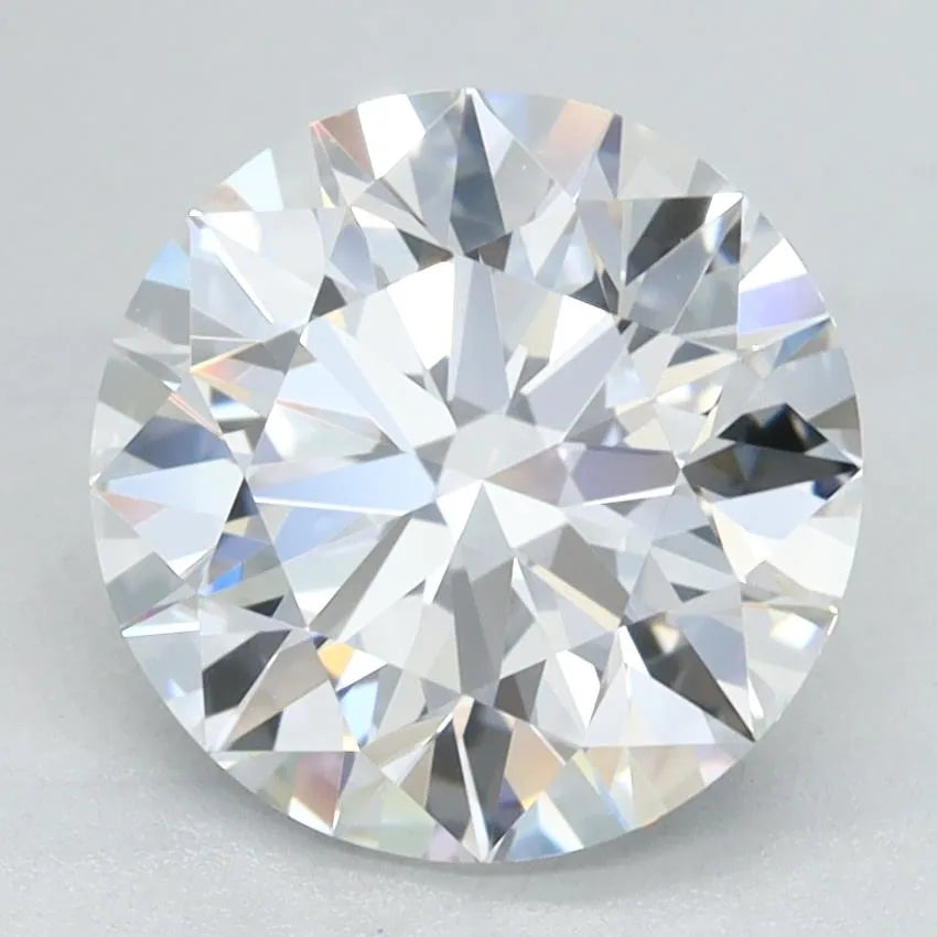 2.22ct Round Lab Grown Diamond (Colour D, Clarity VVS1, Cut EX, GIA Certified)