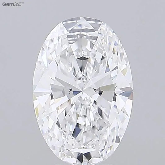 4.01ct Oval Lab Grown Diamond (Colour D, Clarity VS1, IGI Certified)
