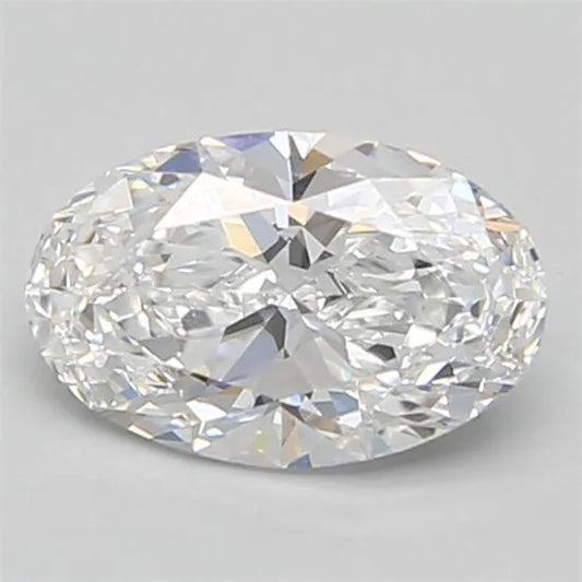 0.61ct Oval Lab Grown Diamond (Colour D, Clarity IF, Cut EX, IGI Certified)