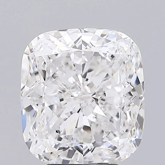 5.33ct Cushion modified Lab Grown Diamond (Colour E, Clarity VVS1, IGI Certified)