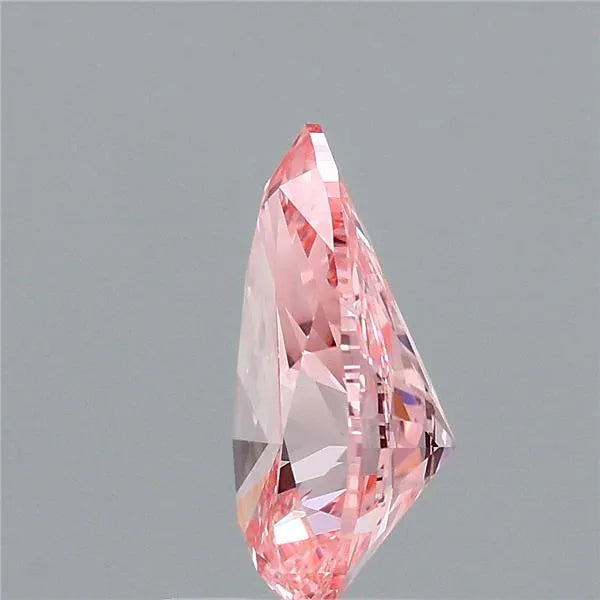 1.62ct Pear Lab Grown Diamond (Colour Fancy Vivid Pink, Clarity VVS2, IGI Certified)