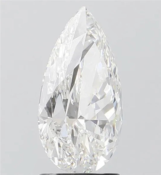 2.58ct Pear Lab Grown Diamond (Colour E, Clarity VS1, IGI Certified)