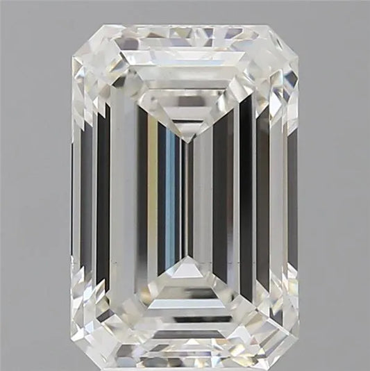 4.04ct Emerald Lab Grown Diamond (Colour G, Clarity VS1, IGI Certified)