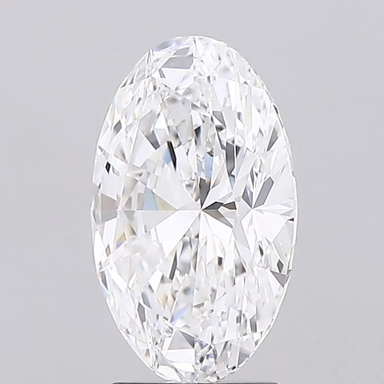 2.52ct Oval Lab Grown Diamond (Colour D, Clarity VVS2, IGI Certified)