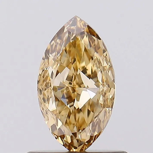 0.76ct Marquise Lab Grown Diamond (Colour Fancy Brown, Clarity VS1, IGI Certified)